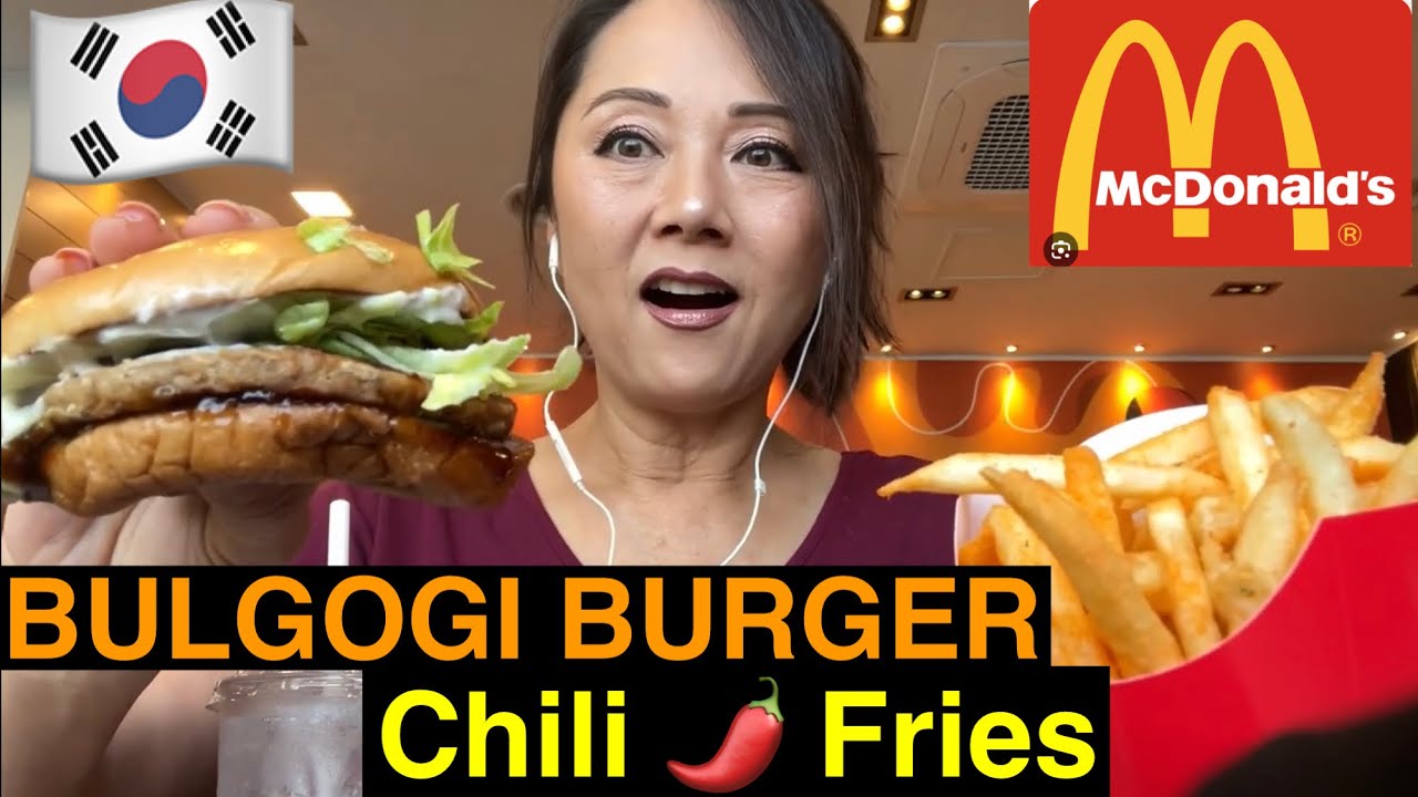 UNUSUAL 🍔 🍟 MCDONALD'S FOOD IN KOREA'! SPECIALTY 