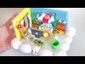 【粘土】ジュゲムが住んでそうな天空部屋 作ってみた【マリオ】Miniature Lakitu's Room (Mario) - Polymer Clay