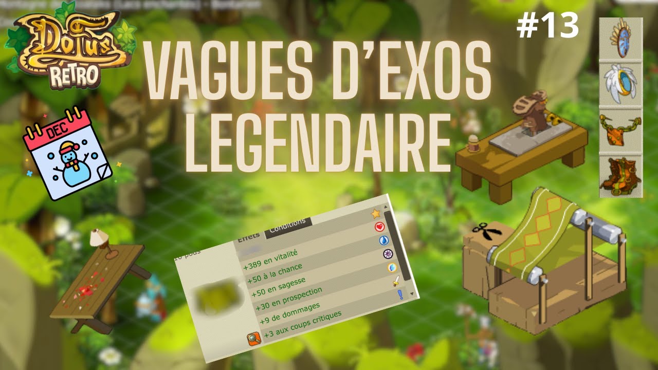 [DOFUS RETRO] VAGUE D'EXO au Palais des LACS en LEGENDE !! 🤯❤️