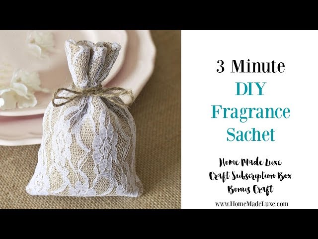 Learn How to Make Gorgeous Paper Sachets That Smell Amazing! 