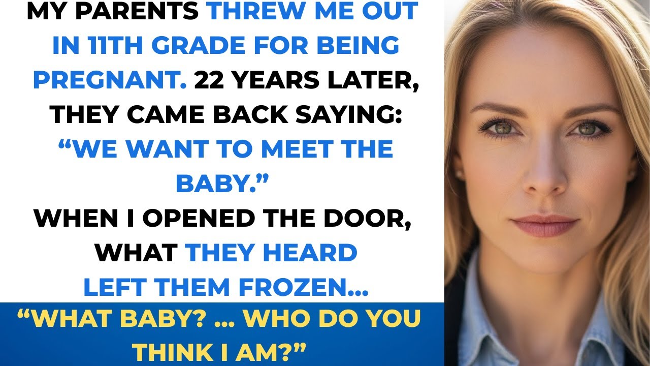 They Kicked Me Out for Being Pregnant — 22 Years Later, They Came Back for What I Built