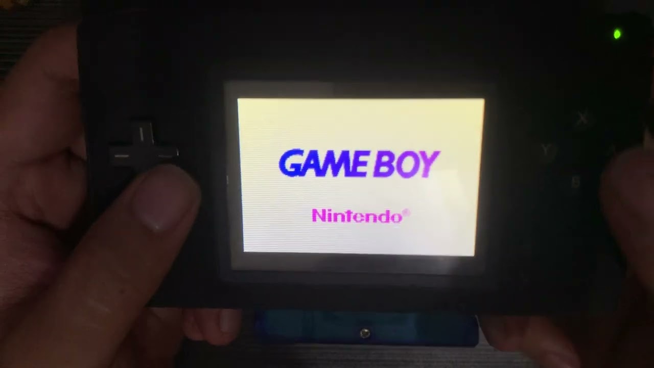 test video Gameboy Macro (Nintendo DS Lite) - Screen Swap Mod