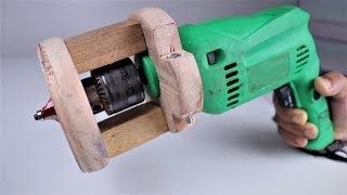 How to Make a Wooden Router Attachment for a Drill machine. | DIY .