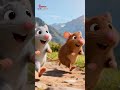 Petites Souris Dodues  - Two Happy Mice | French Nursery Rhymes for Kids | française | Shorts
