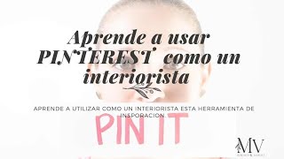 Cursos de orden y decoración 📌 Nuevo Curso de Pinterest para tu obra.