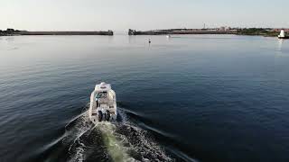 My Boat From a Drone Perspective