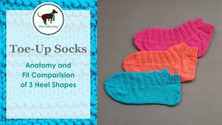 Anatomy and Fit Comparison of 3 Toe-Up Sock Heels