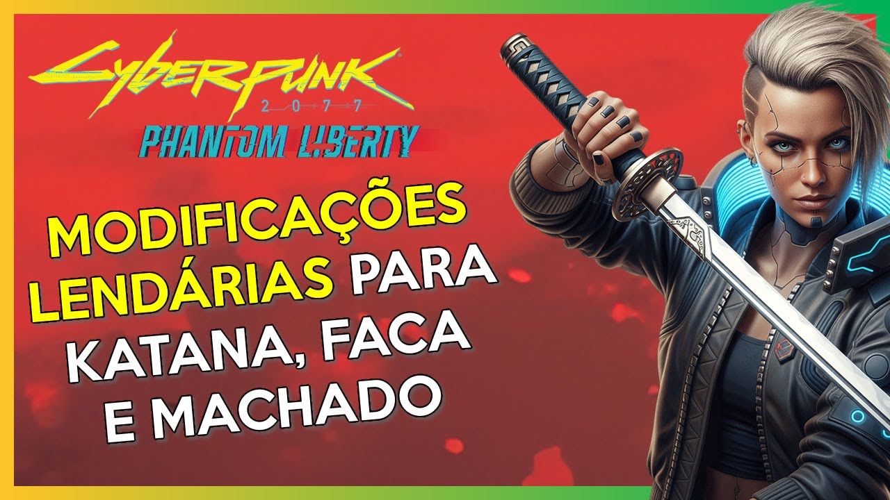 Cyberpunk 2077 - Get 2 Legendary Mods for Katana, Knife and