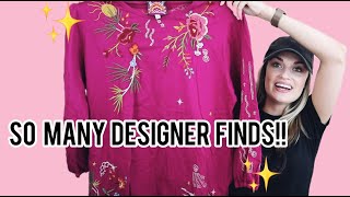 HUGE 75 Item Thrift Outlet Haul to Resell on Poshmark for a Profit $$$ - So Many Designer Finds!!