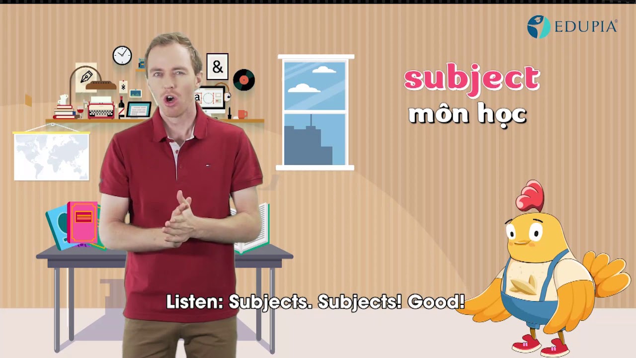 Tiếng Anh lớp 4 Unit 8 Lesson 1: What subjects đo you... - youtube