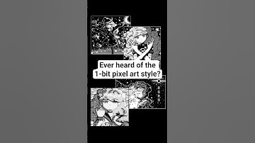 Ever heard of 1-bit style pixel art?  #pixelart #1bit #art #amazingdrawing #digitalartist #cute #oc
