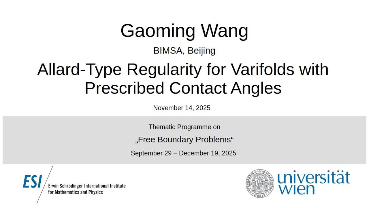 Gaoming Wang - Allard-Type Regularity for Varifolds with Prescribed ...