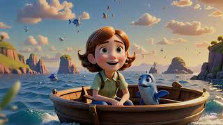 Lila and the Map of the Hidden Island 🌊✨ | A Magical Adventure Story for Kids with Popcorn 