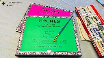 How to Open Arches Watercolor Block Paper | Watercolor Tutorial for Beginners | Unboxing