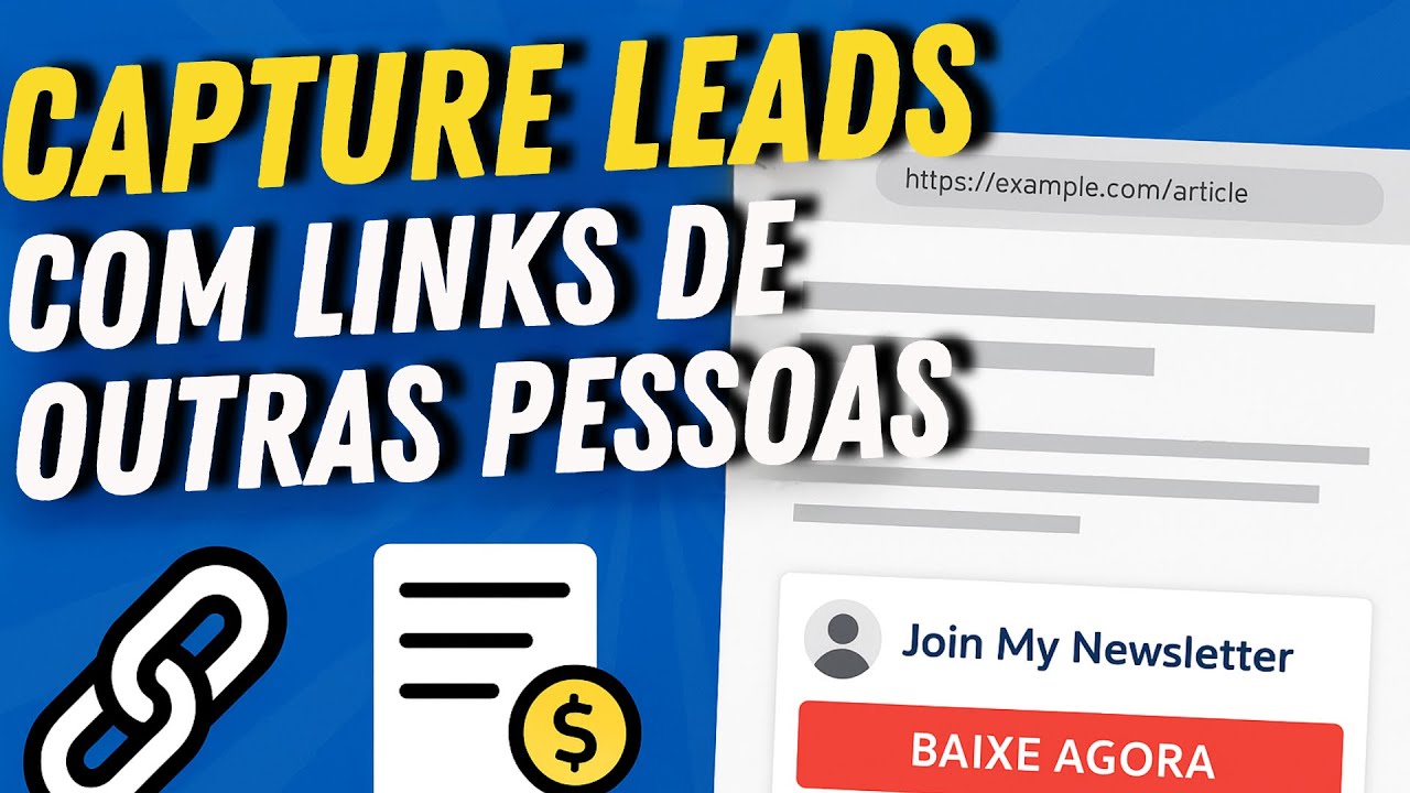 Como capturar leads com links de terceiros usando o Sniply 2025 | Estratégia secreta para afiliados
