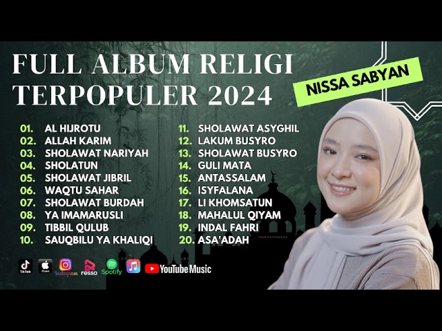 Nissa Sabyan - Al Hijrotu - Allah Karim - Sholatun | Berkah Ramadhan | Sholawat Terbaru 2024 class=