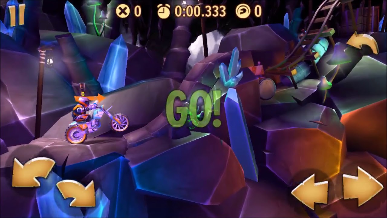 Trials Frontier - Petrol Falls (BW only) (Ninja Level 1+)