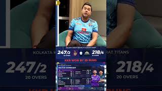 AKASH CHOPRA ON KKR WON BY 30 RUNS #cricket ##tataipl #kkrvsgt #shorts#finnallen