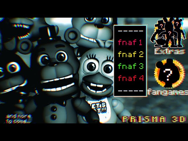 FNaF 1 v2 for PRISMA 3D - Improved and Optimized HW Models - DOWNLOAD (P3D)  