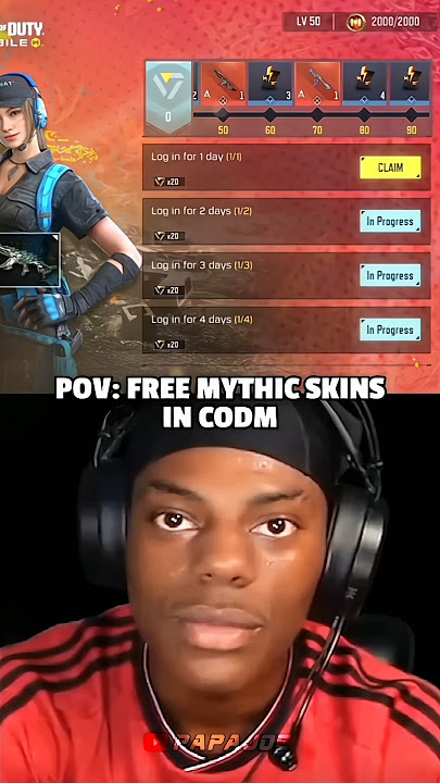 POV: FREE Mythic Skins in CODM..💀