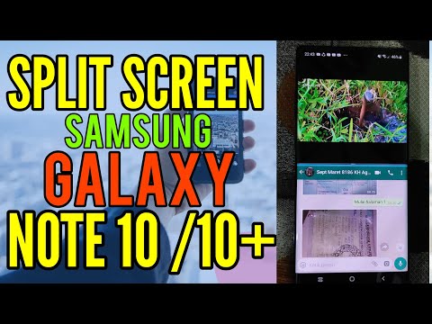 Cara Mudah Multitasking Galaxy note 10 atau Galaxy Note 10 Plus