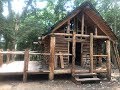 building a log cabin in solo pat 1