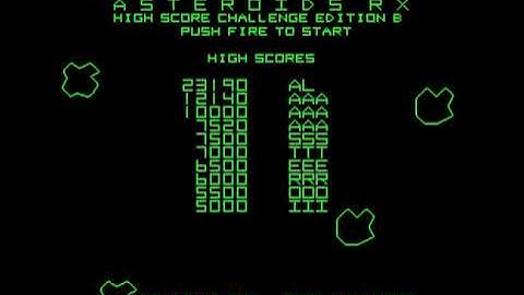 Asteroids RX - High Score Challenge