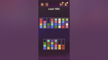 Block King - Sort Puzzle - Level 1501 to 1505 - All without adding columns