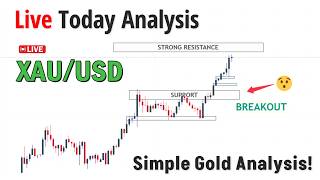 XAUUSD GOLD Monday live analysis in Hindi || Today XAUUSD Forecast | Simple Technical analysis Hindi