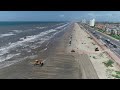 Pumping 1 million cubic yards of Sand for  the  Beach Restore on Galveston Island