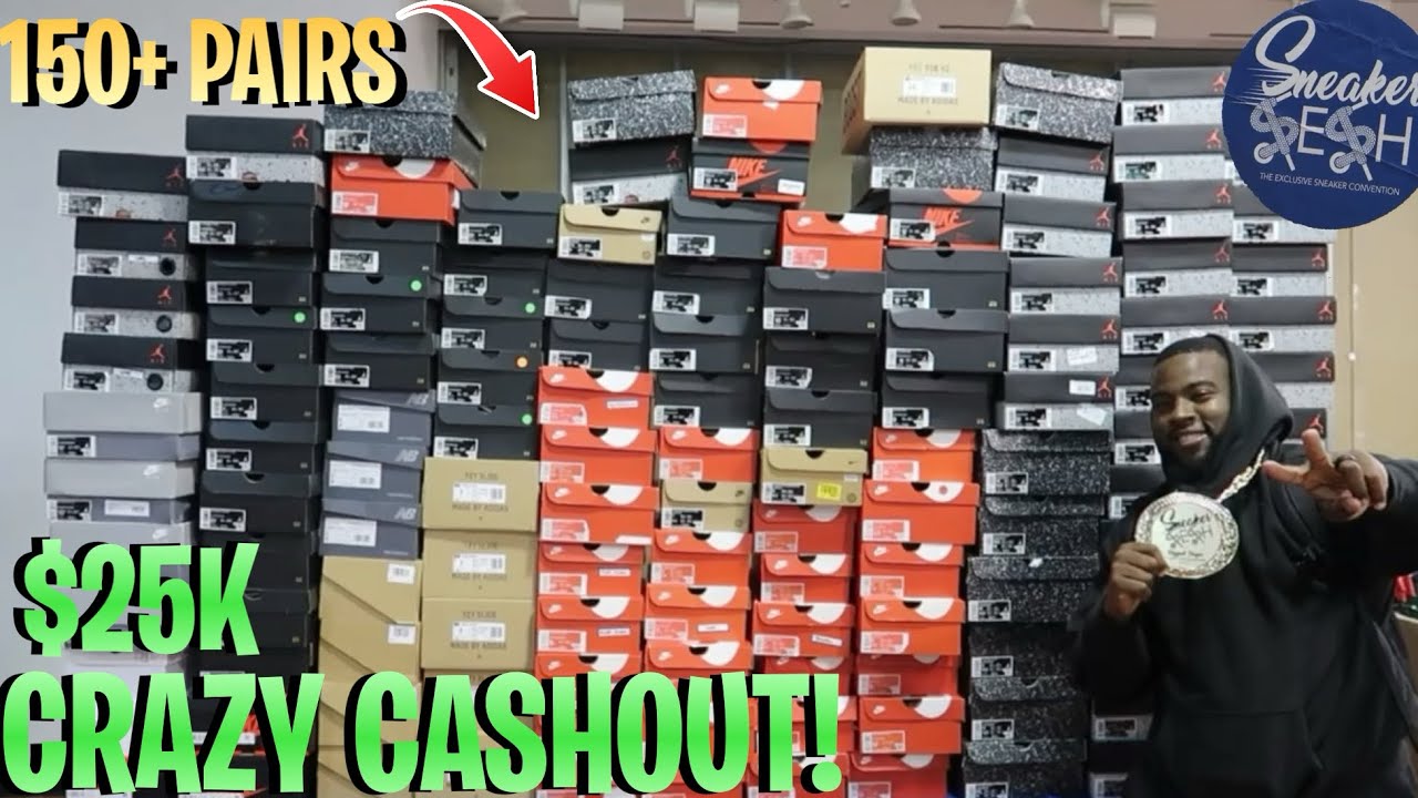 CASHING OUT 25K AT SNEAKER SESH ORLANDO *We Bought Over 150+ Pair And Won Biggest Buyer Award *