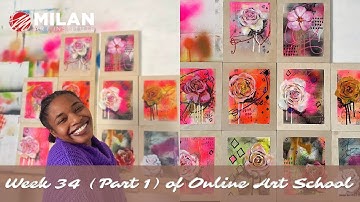 Week 34 (Part 1) of The Online Mastery Program | Milan Art Institute Weekly Vlog