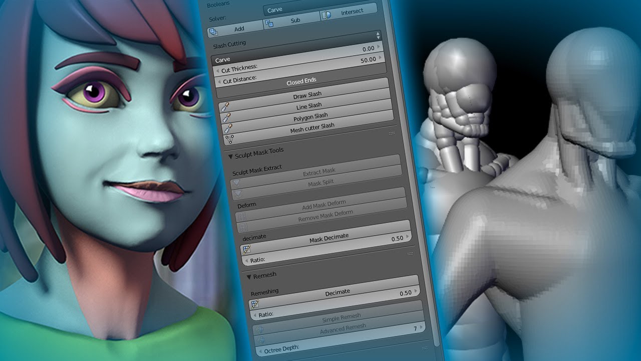 Faster Sculpting with Blender's Sculpt Toolkit Addon - CGC Live Event -  YouTube
