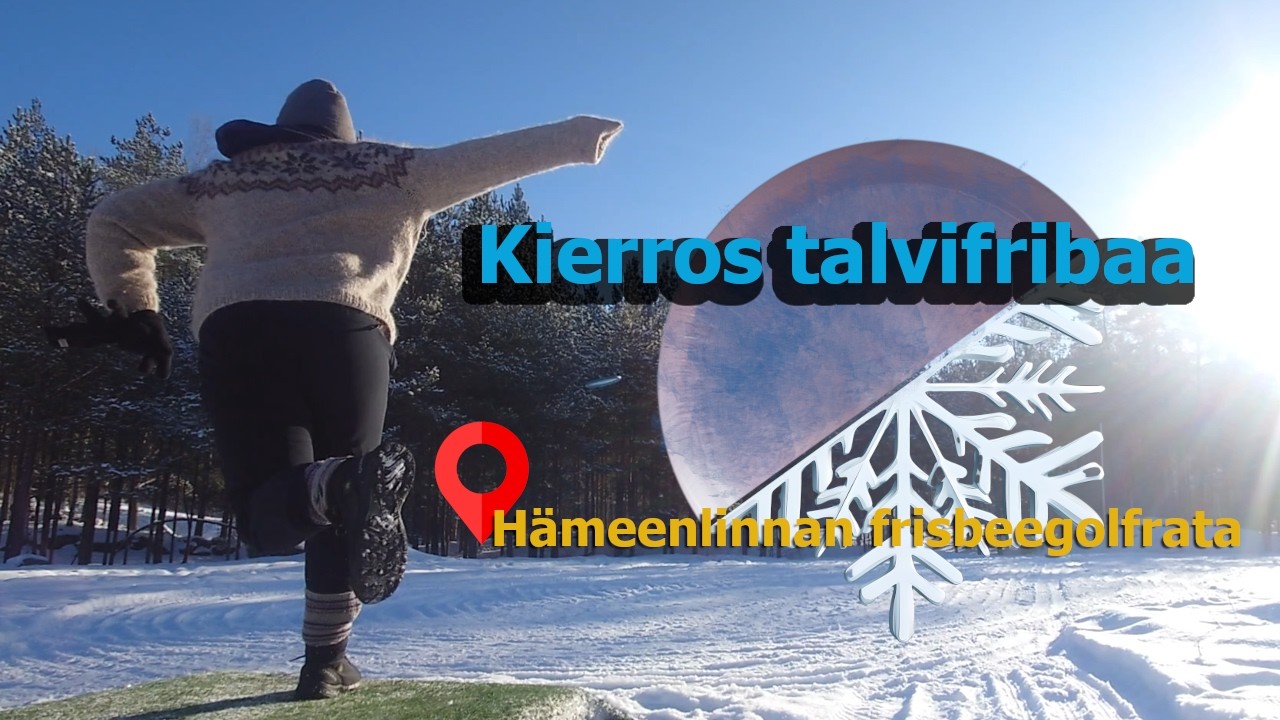 18 -väylää talvifribaa Hämeenlinnassa