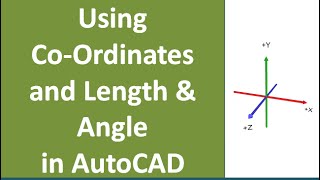 Using co-ordiantes and entering dimensions in autocad