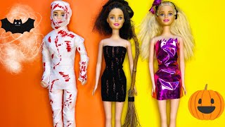 DIY Barbie Hacks and Crafts | Barbie and Ken Halloween Costumes🎃👺