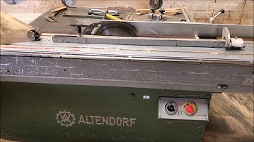 ALTENDORF F 90 Sliding Table Saw