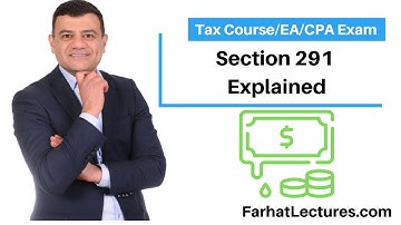 Section 291 Recapture Explained CPA/EA Exam