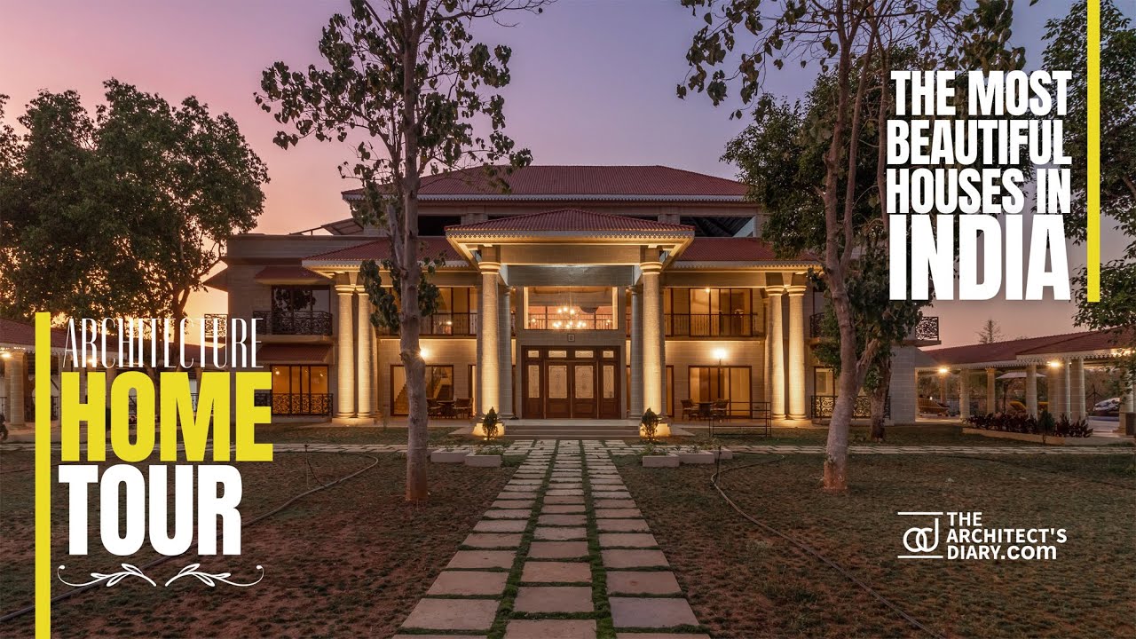 A 30,000 sq. ft. Farm House in Nagpur Blending Indian and Spanish Architecture Oris Architects