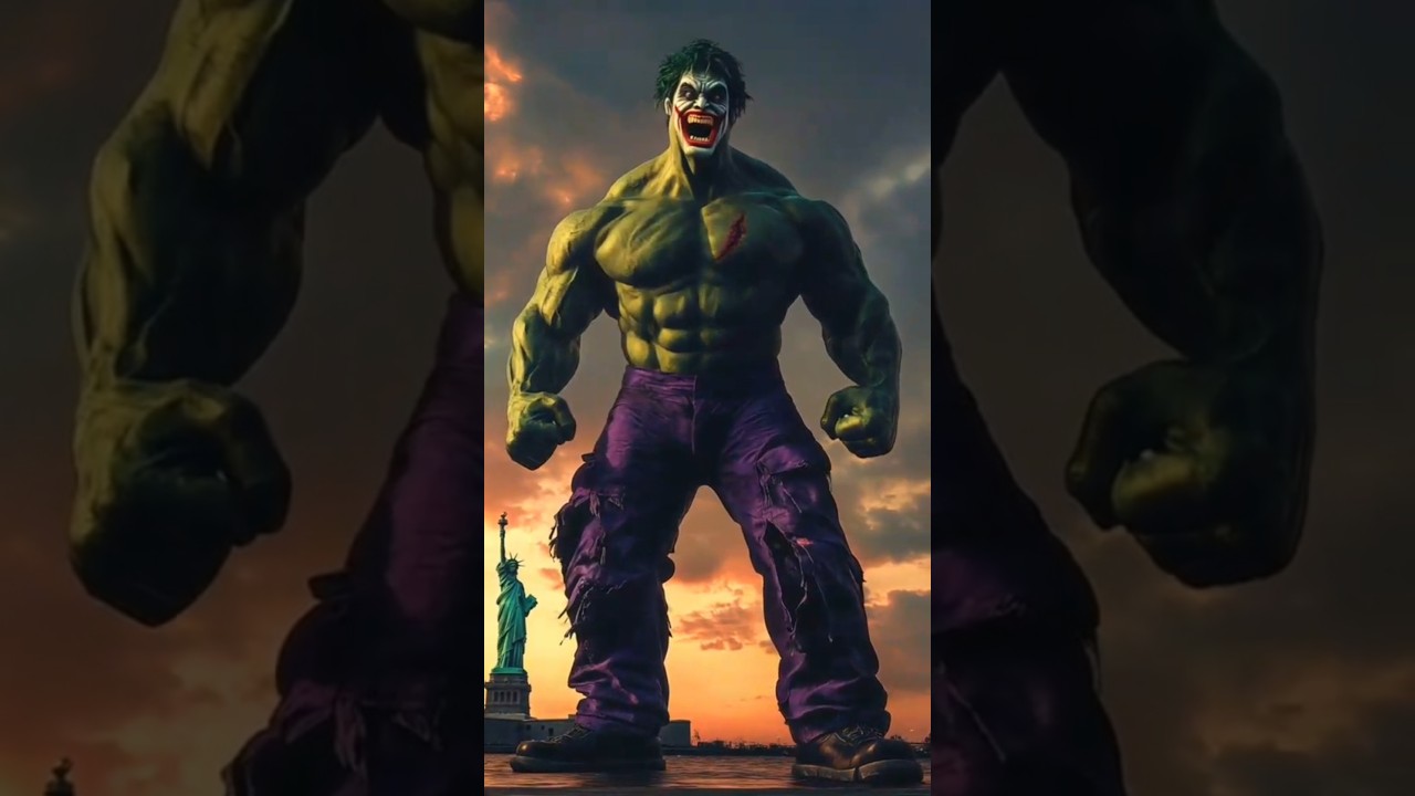 Hulk and joker with ai fusion animationCreativity