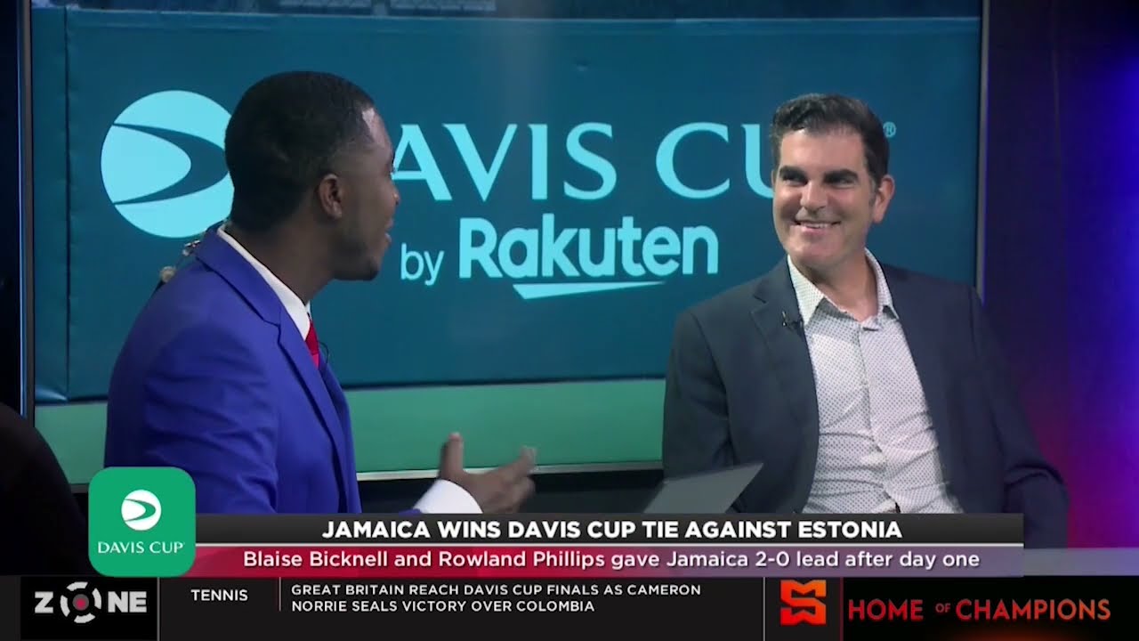 Jamaica wins Davis Cup tie against Estonia, Jamaica won 3-2 at the Eric Bell centre in Kingston