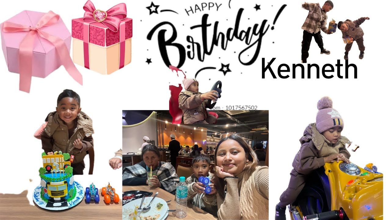 Happy 3th birthday Kenneth Aiden Khongwar🎂 || nephew birthday || family day out || 💫🥰❤️