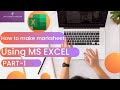 how to make marksheet in MS EXCEL| pankaj shelar | Mayur goswami