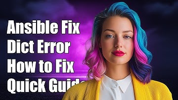 Ansible with_dict Error: How to Fix 