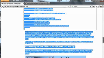Our first graphic: JFrame, JPanel, paint method. Game Programming for Beginners 1