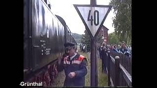 VSE Sonderzug mit 50 3616 im Flöhatal, Mai 2000
