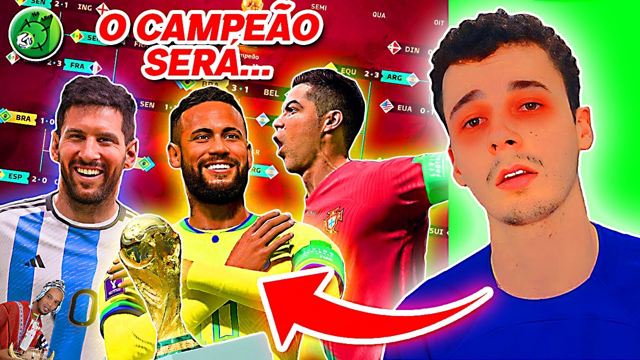 SIMULEI A COPA DO MUNDO 100 VEZES NO EA FC 24!🏆