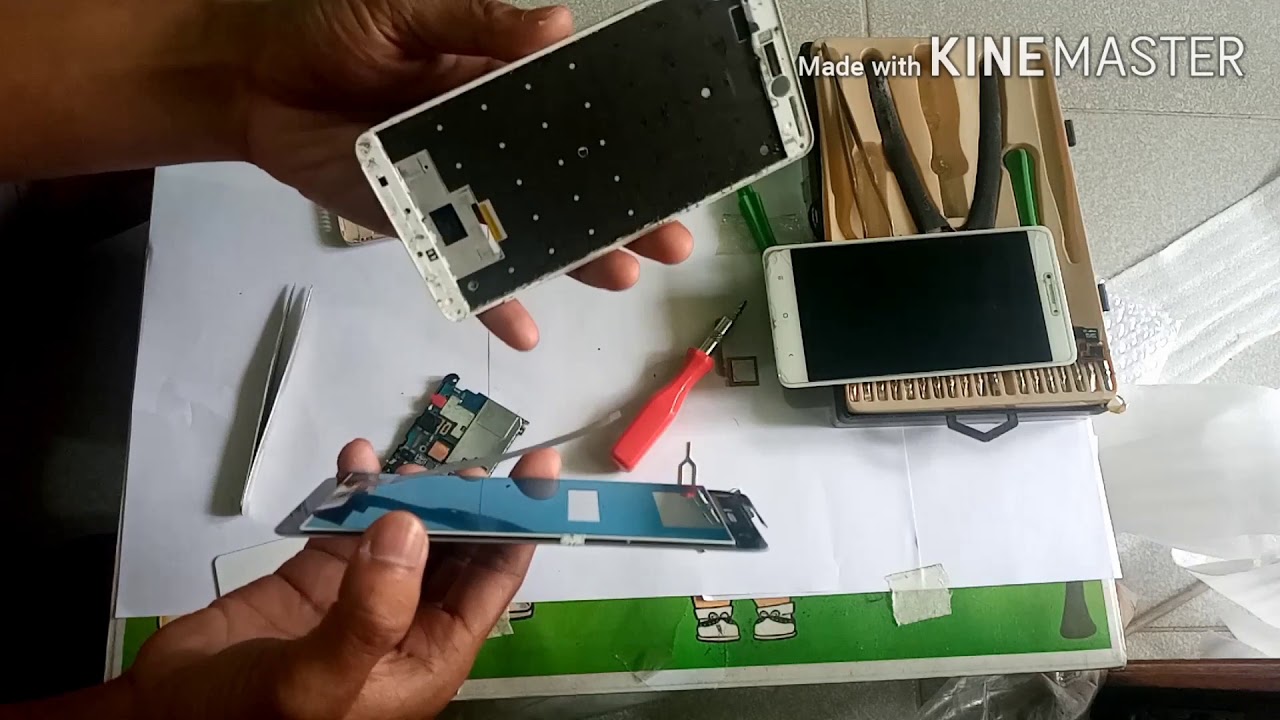 CARA MEMPERBAIKI DAN MENGGANTI LCD TOUCH SCREEN XIOME NOTE 4 