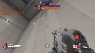 Overwatch 2 360 Trick shot on Widow 1v1