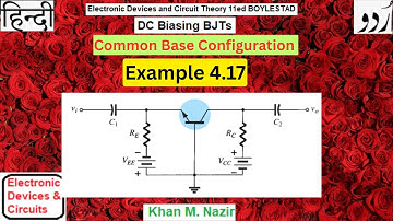 (U) EDC Ex 4.17 || Common Base Configuration || DC Analysis of BJT Circuit
